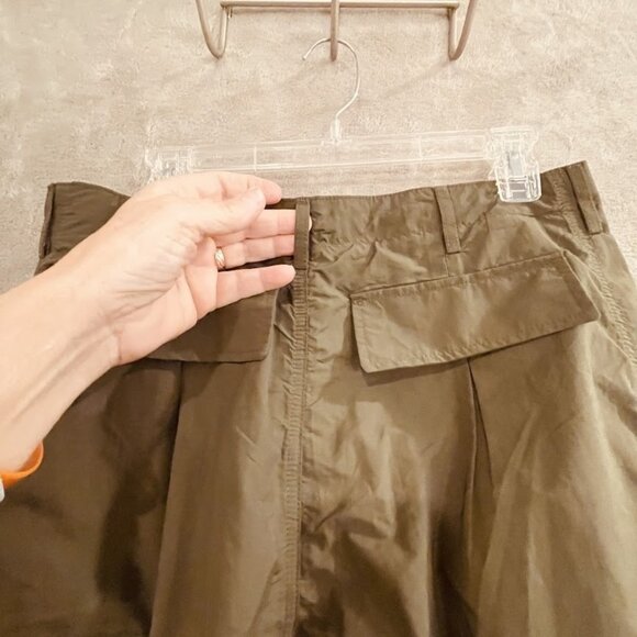 Halara Pants Womens Medium Olive Green Harem Cargo Parachute Nylon Utility - Picture 13 of 16